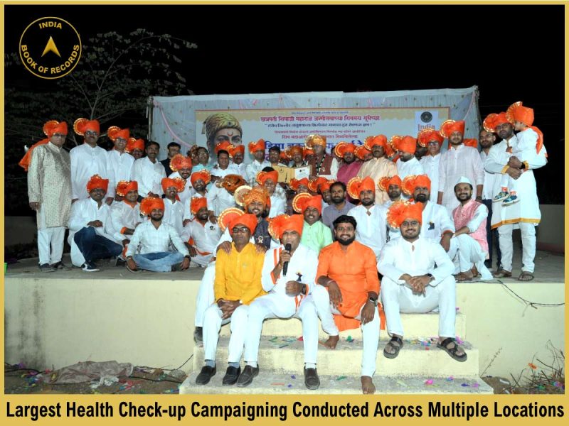 Largest Health Check-up Campaigning Conducted Across Multiple Locations