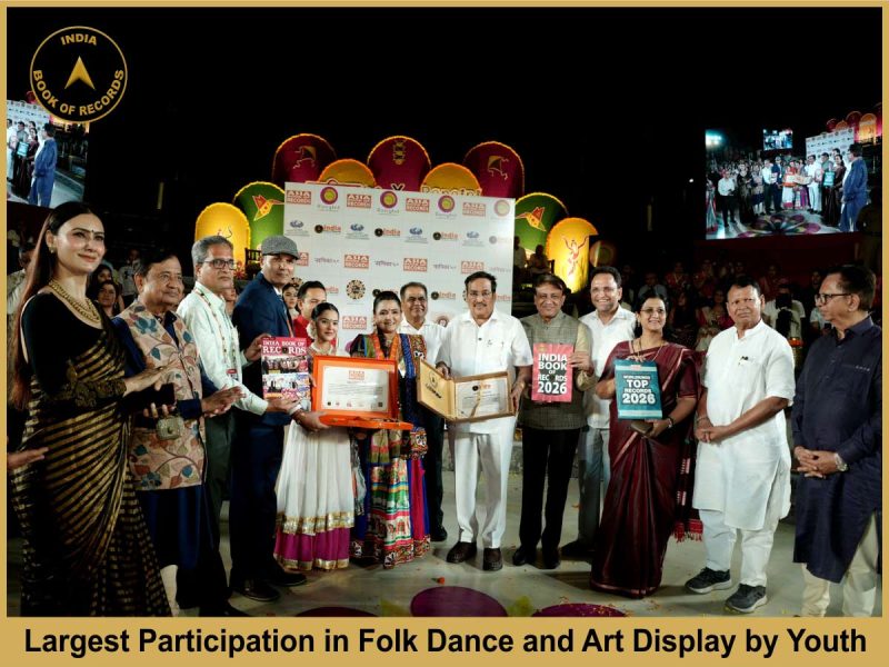 Largest Participation in Folk Dance and Art Display by Youth