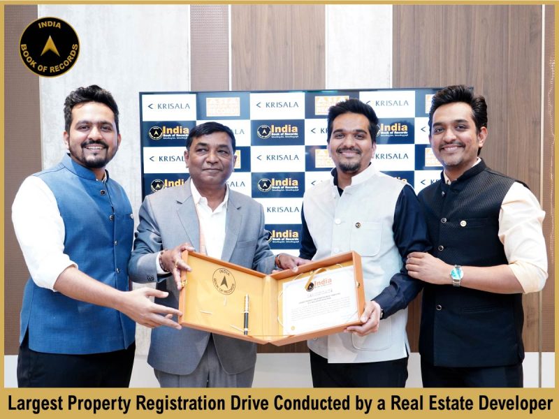 Largest Property Registration Drive Conducted by a Real Estate Developer