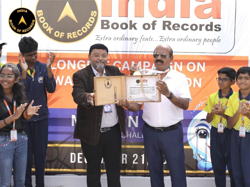 Longest Campaign on Water Conservation by a School