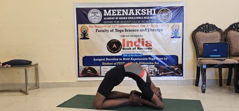 Longest Duration to Hold Kapotasana Yoga Pose by a Teen 2