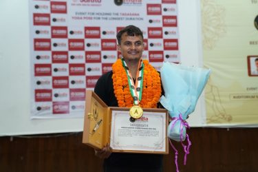 Longest Duration to Hold Tadasana Yoga Pose 3
