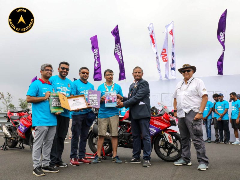 MAXIMUM DISTANCE COVERED IN 24 HOURS ON A MOTORCYCLE