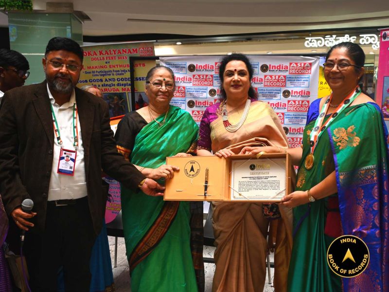 MAXIMUM HANDCRAFTED REPLICAS OF DEITIES DISPLAYED AT A SINGLE VENUE BY A GROUP (1)