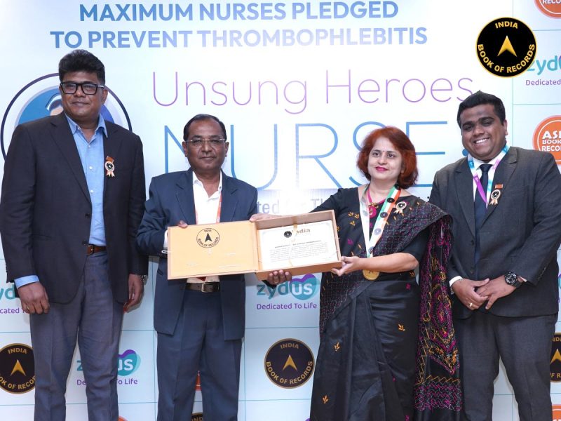 MAXIMUM NURSES PLEDGED TO PREVENT THROMBOPHLEBITIS