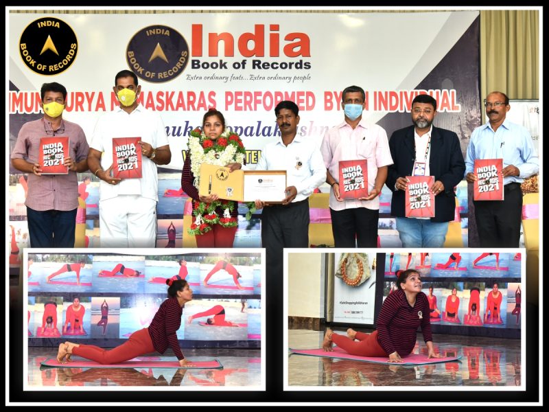 MAXIMUM SURYA NAMASKARS PERFORMED BY AN INDIVIDUAL