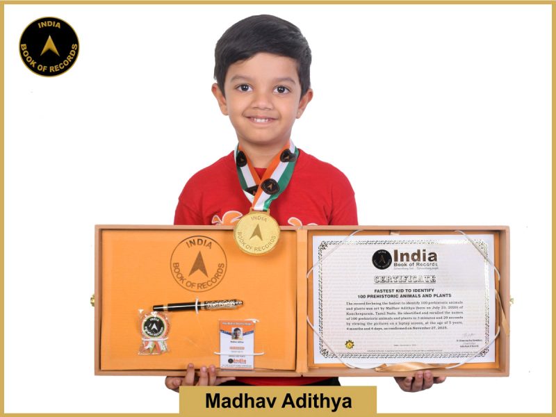 Fastest kid to identify 100 prehistoric animals and plants