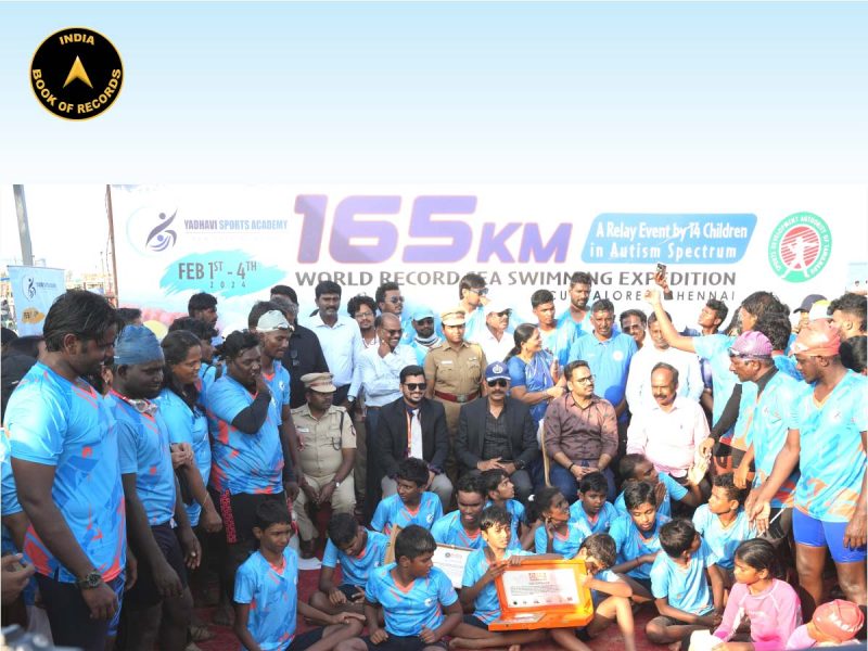 Maximum Distance Covered in Open Sea Swimming Relay by Children in Autism Spectrum