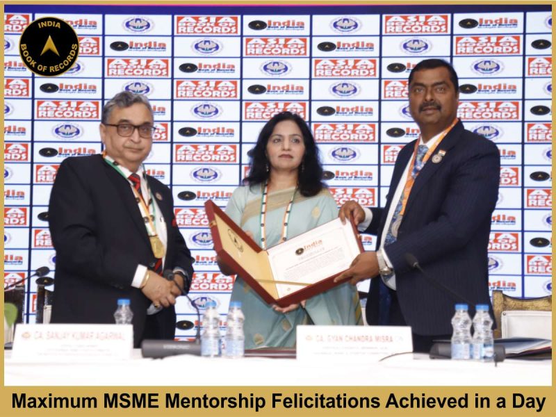 Maximum MSME Mentorship Felicitations Achieved in a Day
