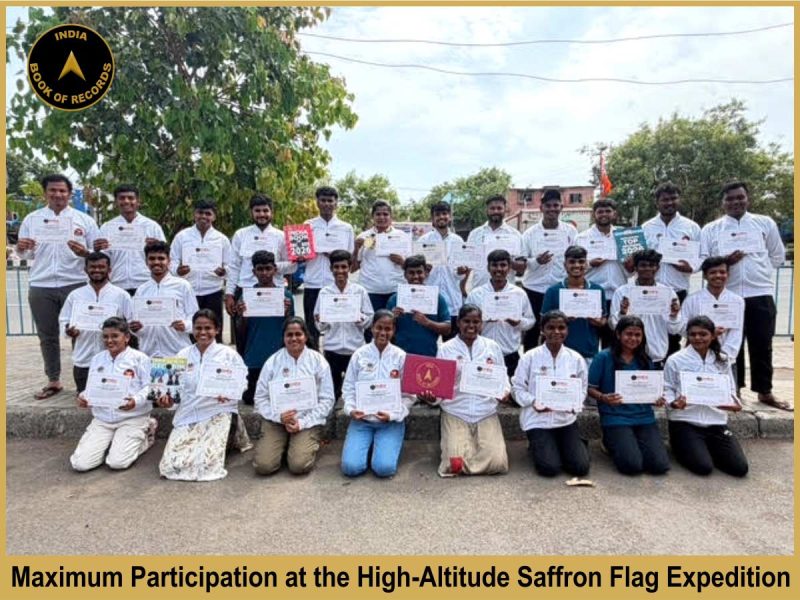 Maximum Participation at the High-Altitude Saffron Flag Expedition