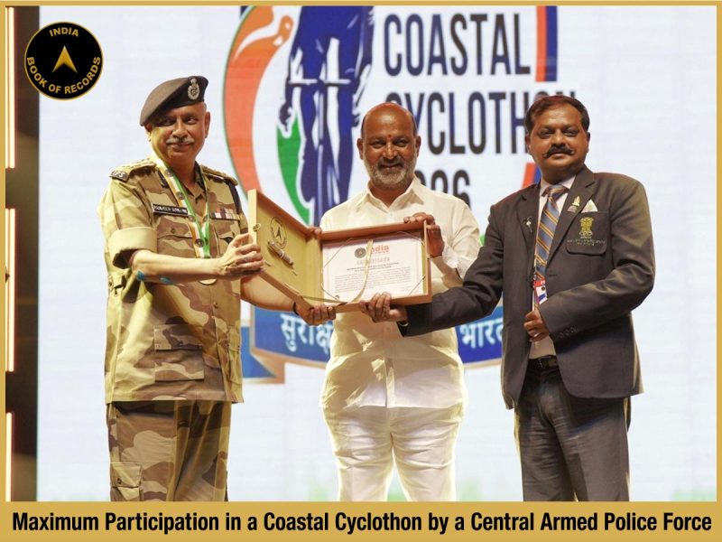 Maximum Participation in a Coastal Cyclothon by a Central Armed Police Force