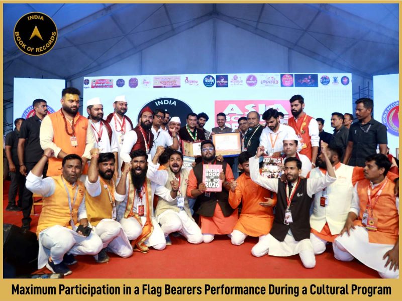 Maximum participation in Flag Bearers Performance during Cultural Program