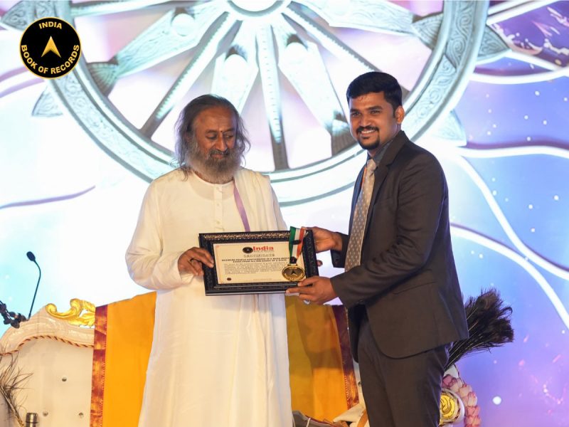 Maximum People Participated in A Mass Meditation Event from All Pin codes of A State
