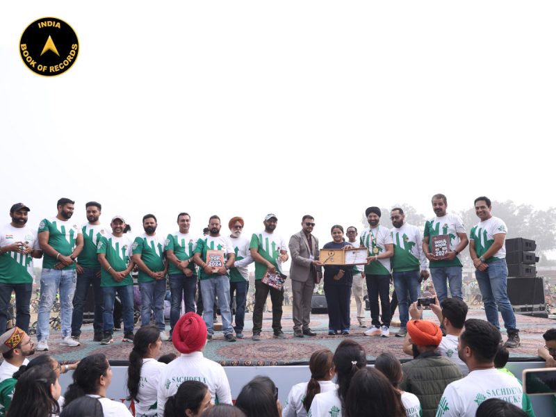 Maximum People Participated in a Cyclothon to Promote Plastic-Free Punjab (1)