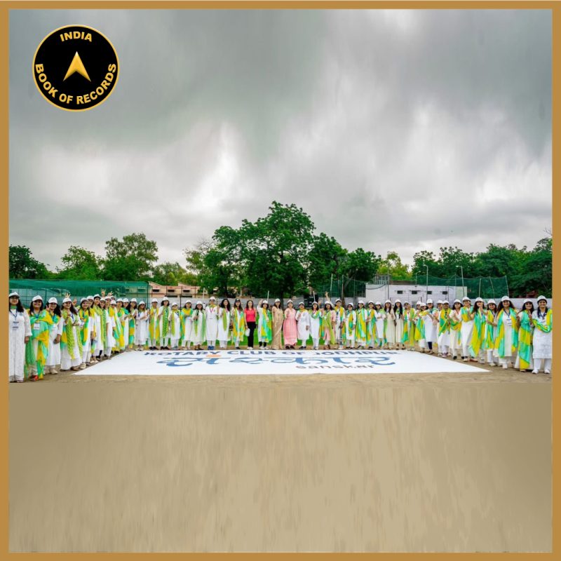 People Participating in Langdi Race
