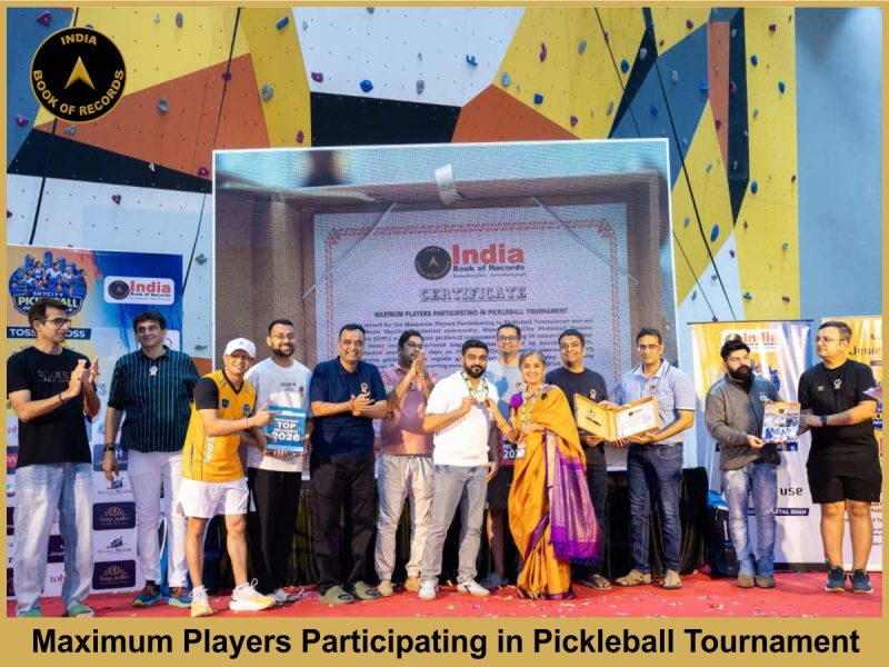 Maximum Players Participating in Pickleball Tournament.