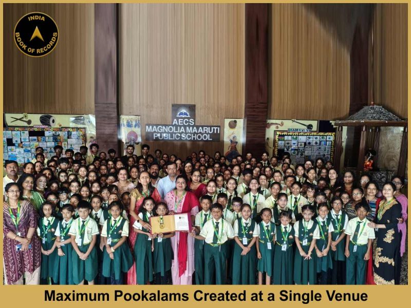 Maximum Pookalams Created at a Single Venue