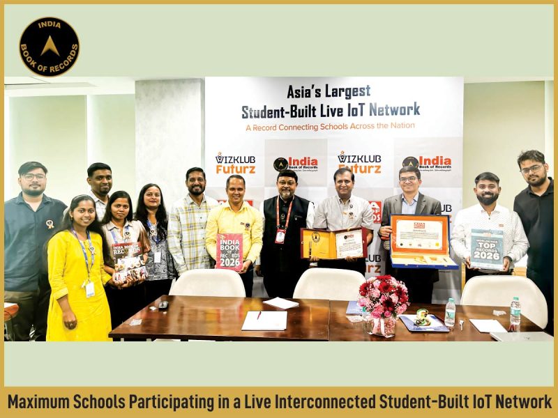 Maximum Schools Participating in a Live Interconnected Student-Built IoT Network