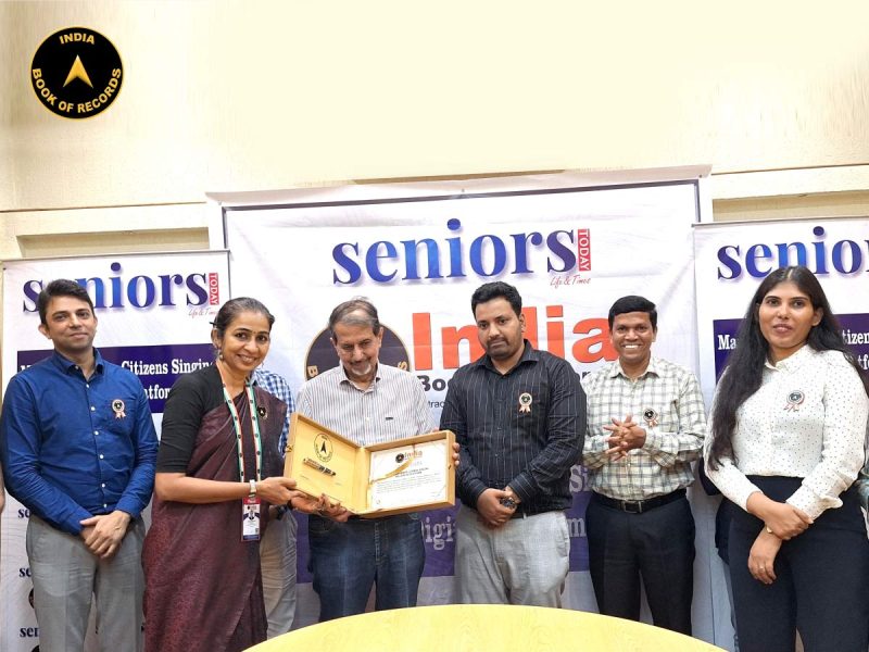 Maximum Senior Citizens Singing on A Digital Platform