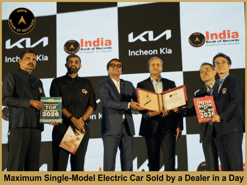 Maximum Single-Model Electric Car Sold by a Dealer in a Day.