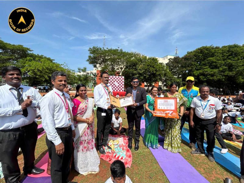 Maximum Students Performed Yoga Asanas Across the State
