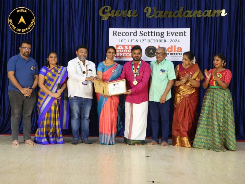 Maximum Students of an Institution Performing Bharatnatyam in Different Groups