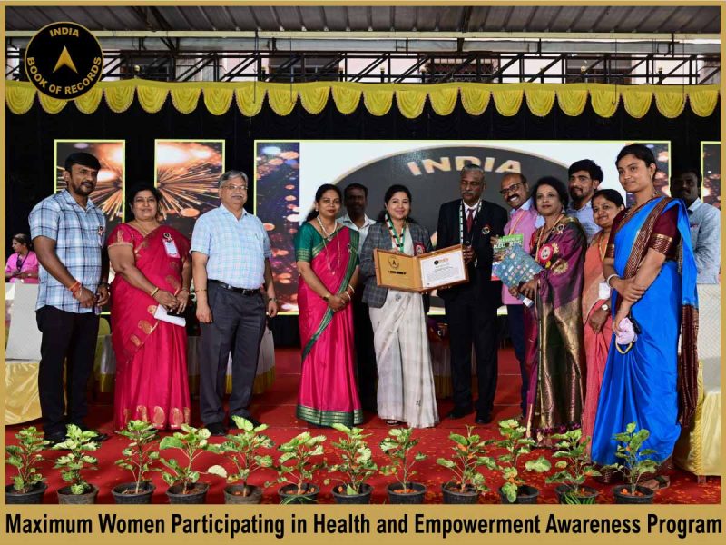 Maximum Women Participating in Health and Empowerment Awareness Program