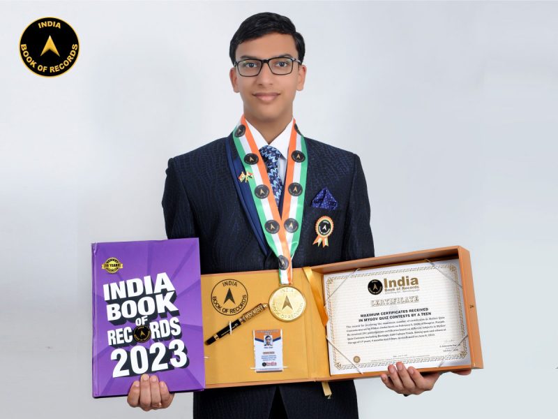 Maximum certificates received in MyGov Quiz Contests by a teen