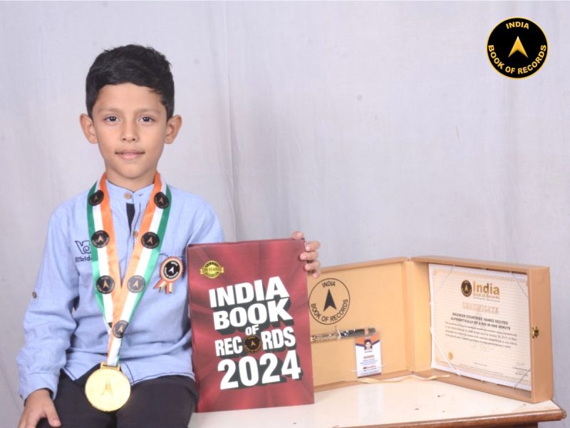 Maximum countries’ names recited alphabetically by a kid in one minute