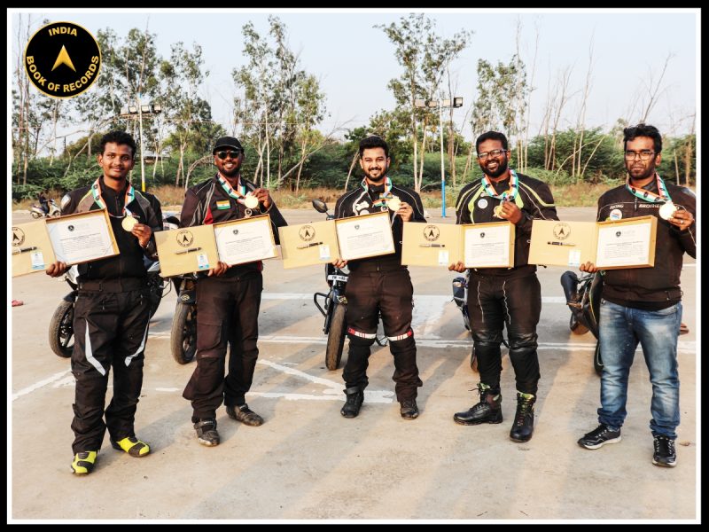 Maximum distance covered by a motorcycle group in 24 hours