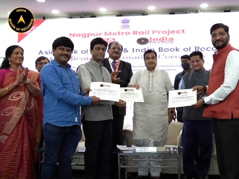 Maximum metro stations constructed on double decker viaduct