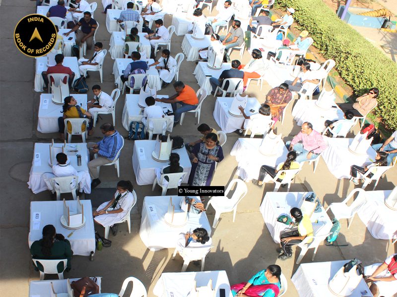 Maximum reflector telescopes assembled by students with their parent 1