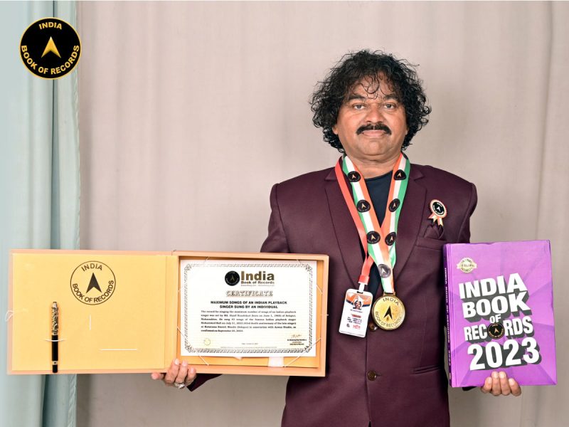 Maximum songs of an Indian playback singer sung by an individual