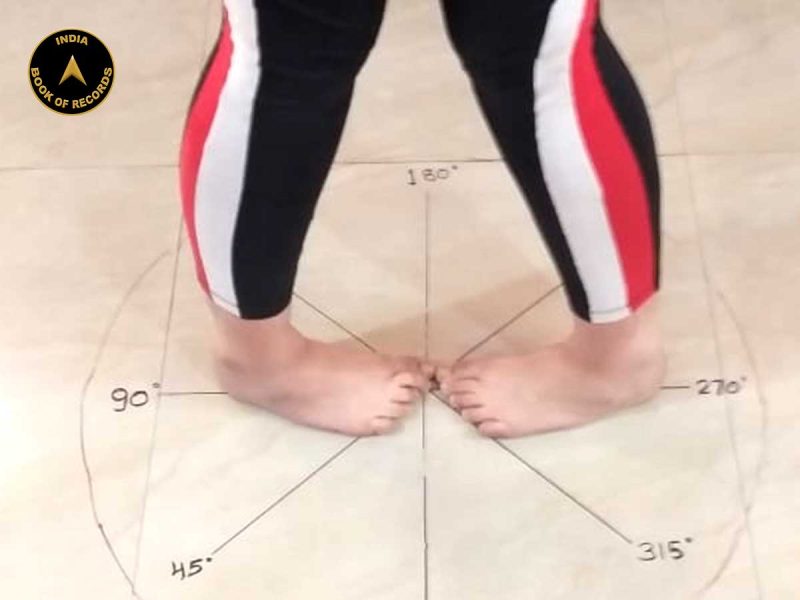 Most flexible feet 1