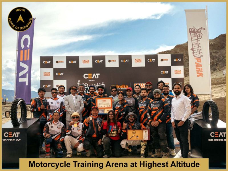 Motorcycle Training Arena at Highest Altitude
