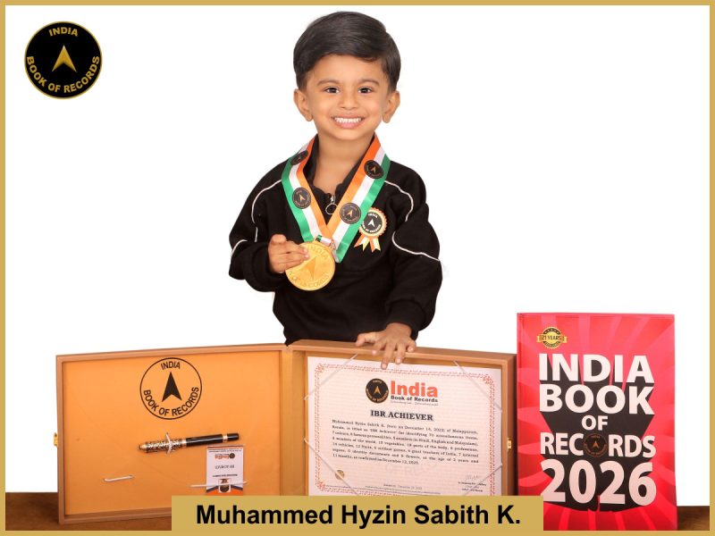 Image of Muhammed Hyzin Sabith K. is titled as ‘IBR Achiever’ for identifying 70 miscellaneous items.