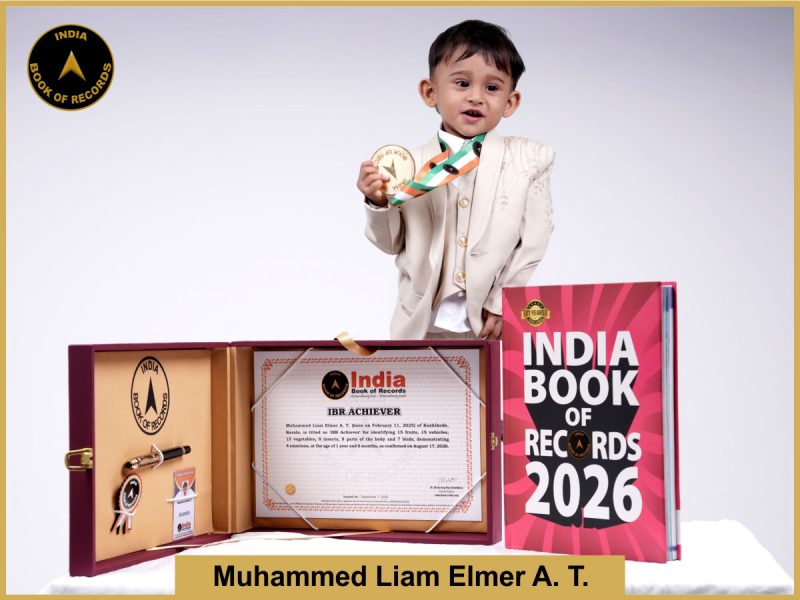 Image of Muhammed Liam Elmer A. T. with IBR Achiever Certificate.