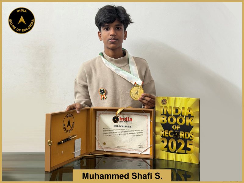 Muhammed Shafi S. - IBR Achiever