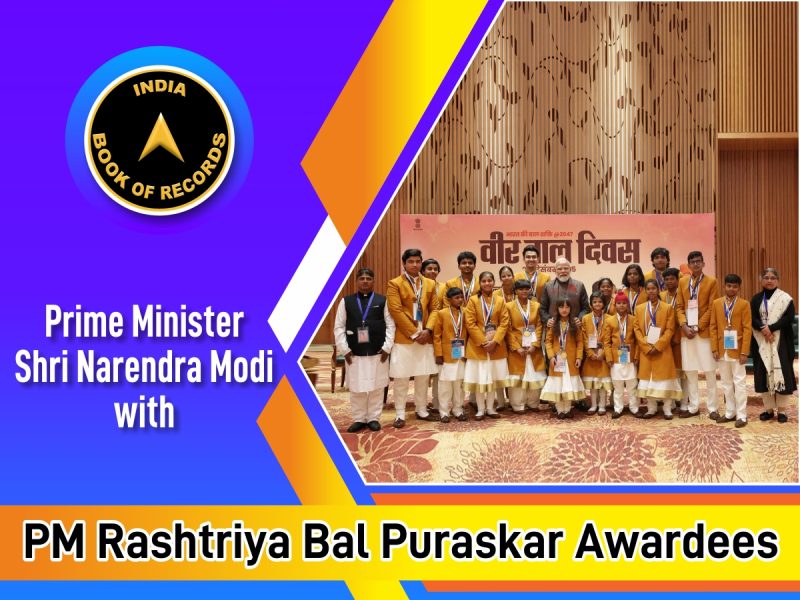 Prime Minister Shri Narendra Modi with PM Rashtriya Bal Puraskar Awardees