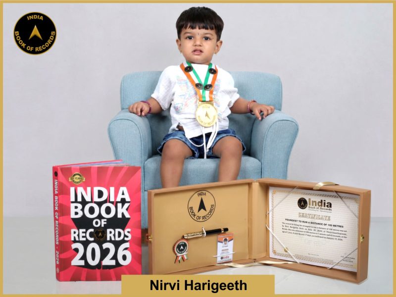 Image of Nirvi Harigeeth, Youngest to run a distance of 100 metres.