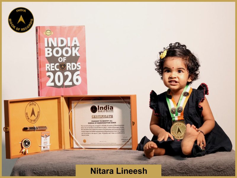 Youngest to identify all mudras of Bharatanatyam dance
