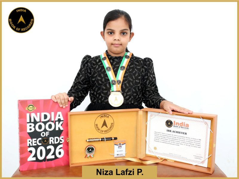 Image of Niza Lafzi P. with IBR Achiever certificate.