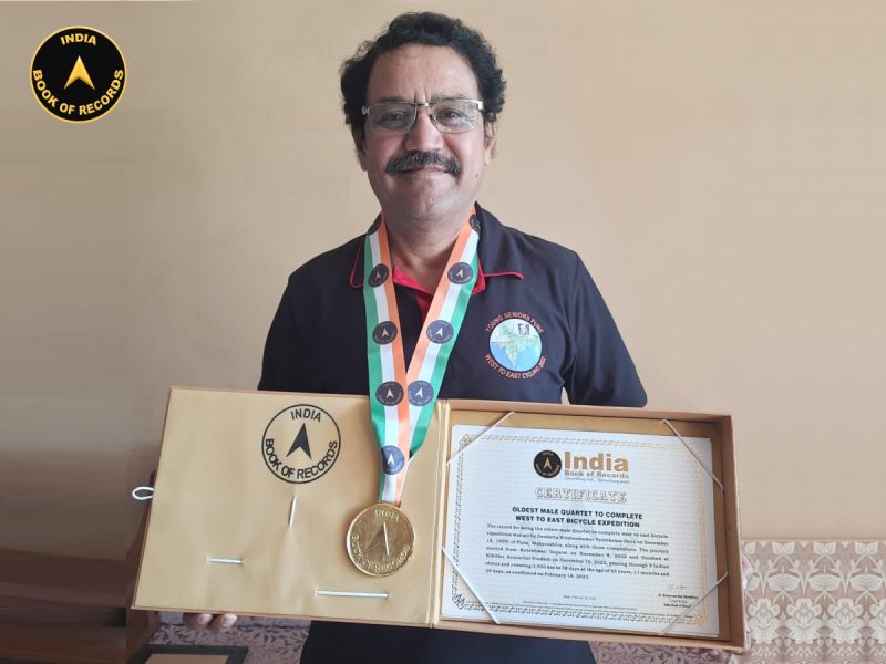 Oldest male Quartet to complete west to east bicycle expedition1