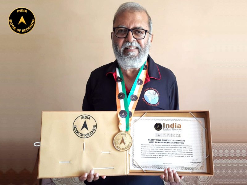 Oldest male Quartet to complete west to east bicycle expedition4