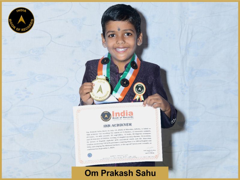 Om Prakash Sahu - IBR Achiever