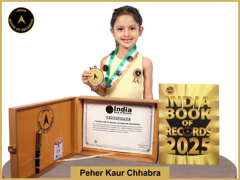 Fastest kid to recall 50 English antonyms - Young Achievers