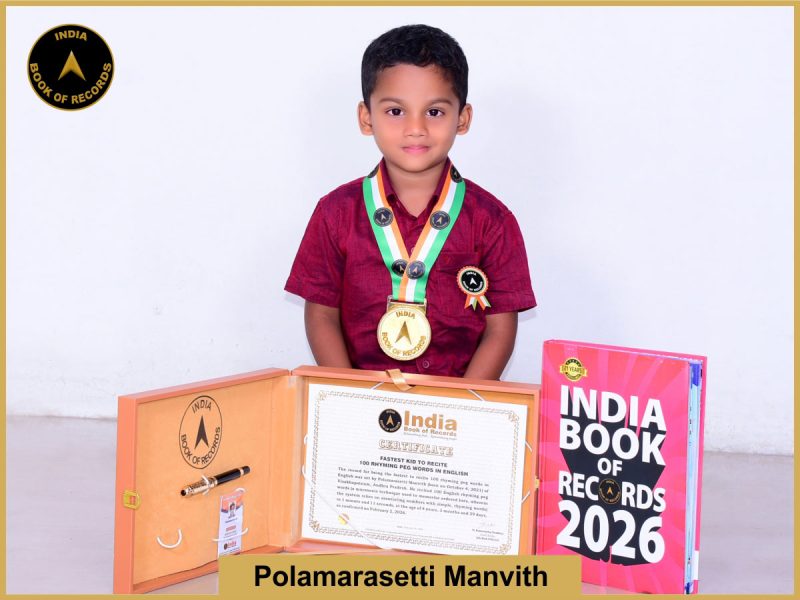 Fastest kid to recite 100 rhyming peg words in English
