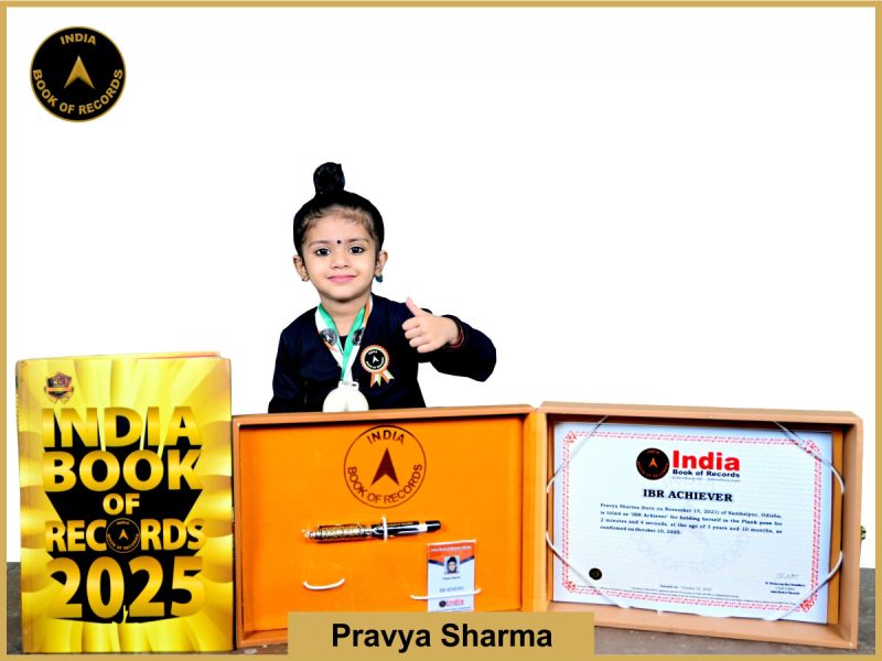 Pravya Sharma - IBR Achiever