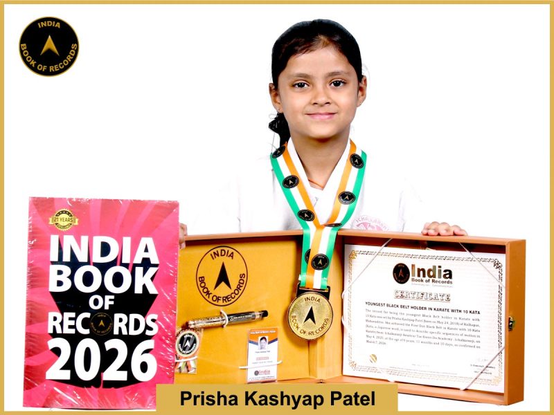 Youngest Black Belt holder in Karate with 10 Kata