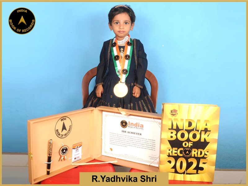 R.Yadhvika Shri - IBR Achiever